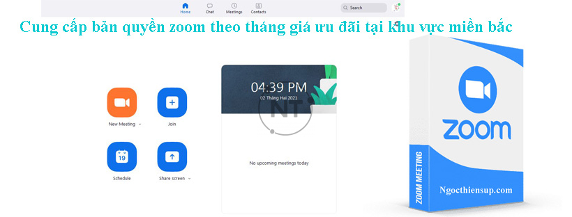 Cung cấp bản quyền zoom theo tháng giá ưu đãi tại khu vực miền bắc