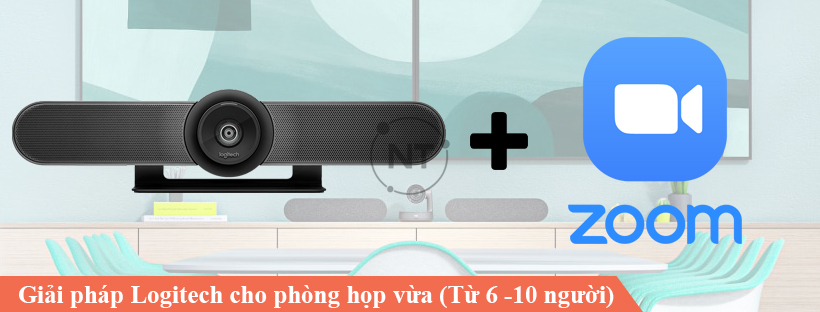 Giải pháp Logitech cho phòng họp vừa (Từ 6 -10 người tham dự)