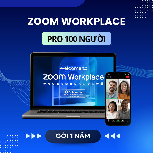 Phần mềm họp hội nghị Zoom Pro [Gói 1năm]