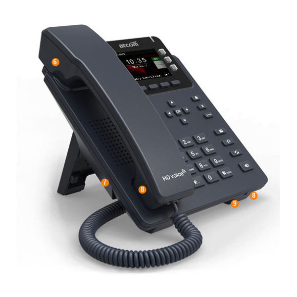 Điện thoại IP Atcom D32 | Không hỗ trợ PoE