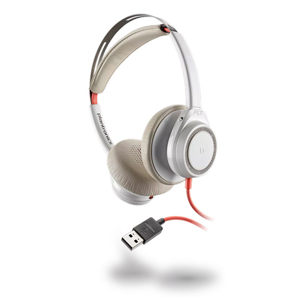 Tai nghe Plantronics Blackwire 7225, Màu trắng, USB-A