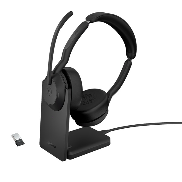 Tai nghe Jabra Evolve2 55 - Link380a MS Stereo with Charging Stand