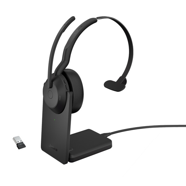 Tai nghe Jabra Evolve2 55 - Link380a UC Stereo with Charging Stand