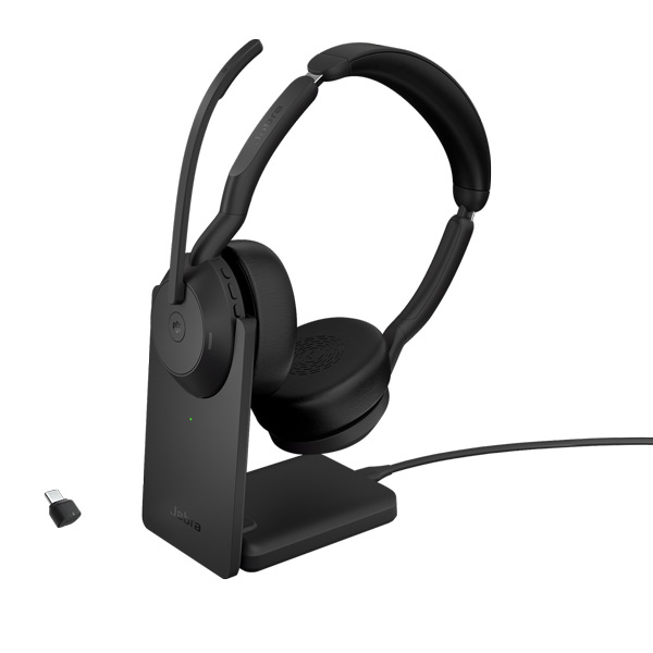 Tai nghe Jabra Evolve2 55 - Link380c MS Stereo with Charging Stand