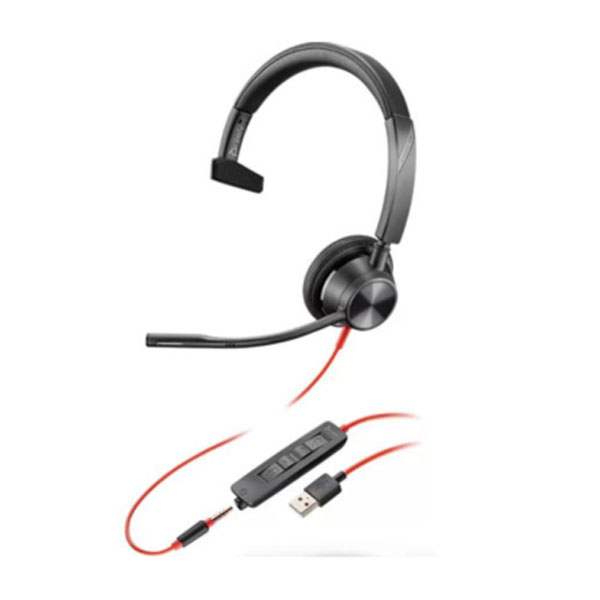 Tai nghe Plantronics Blackwire 3315, USB-A | P/N: 213936-101
