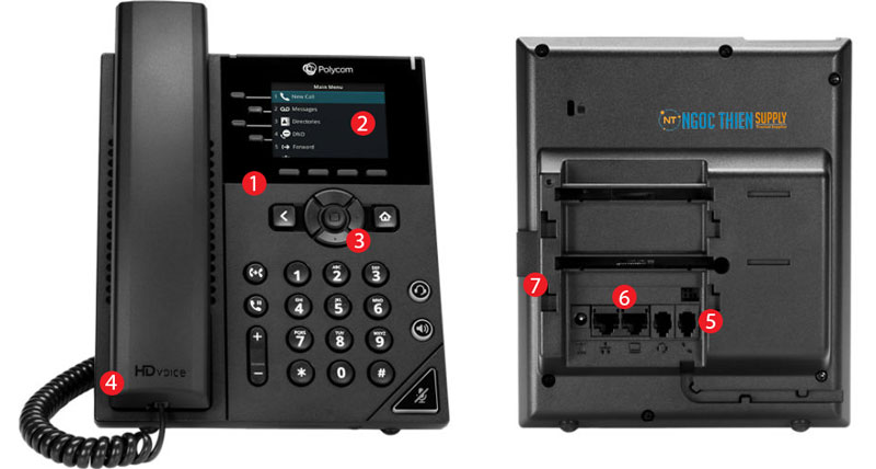 Các tính năng của Polycom VVX250