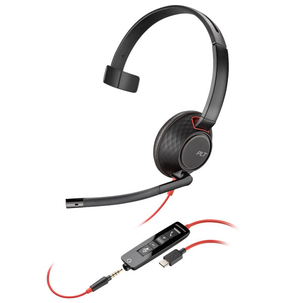 Tai nghe Plantronics Blackwire 5210, Monaural, USB-C