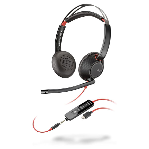 Tai nghe Plantronics Blackwire 5220, Stereo, USB-C