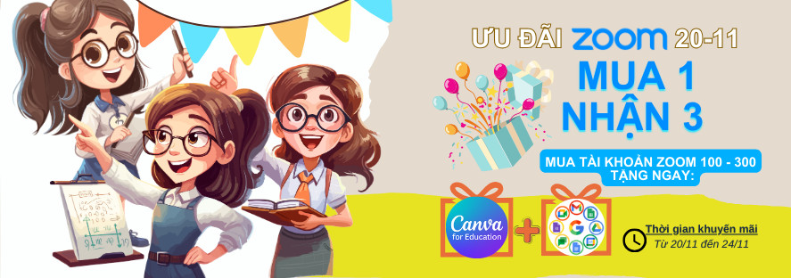 [Khuyễn mãi] Mừng ngày Nhà giáo Việt Nam - Mua 1, nhận 3!