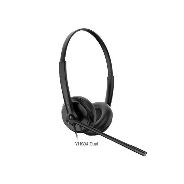 Tai nghe Yealink YHS34 Dual | Đệm tai bằng da