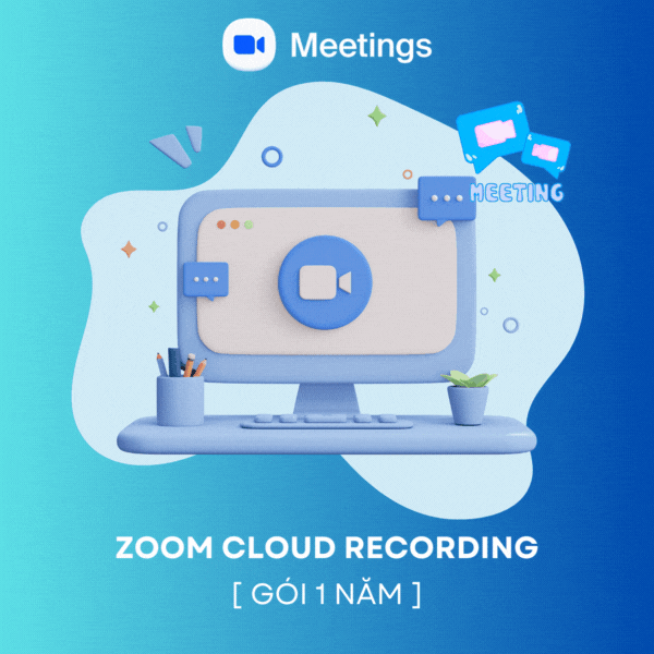 Zoom Cloud Recording (Mở rộng lưu trữ đám mây) [Theo tháng]