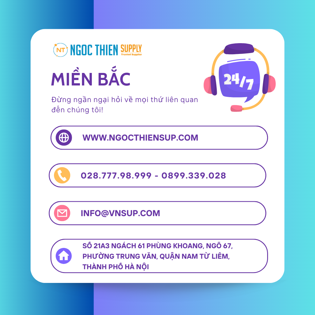 Liên hệ với Ngọc Thiên tại khu vực miền bắc