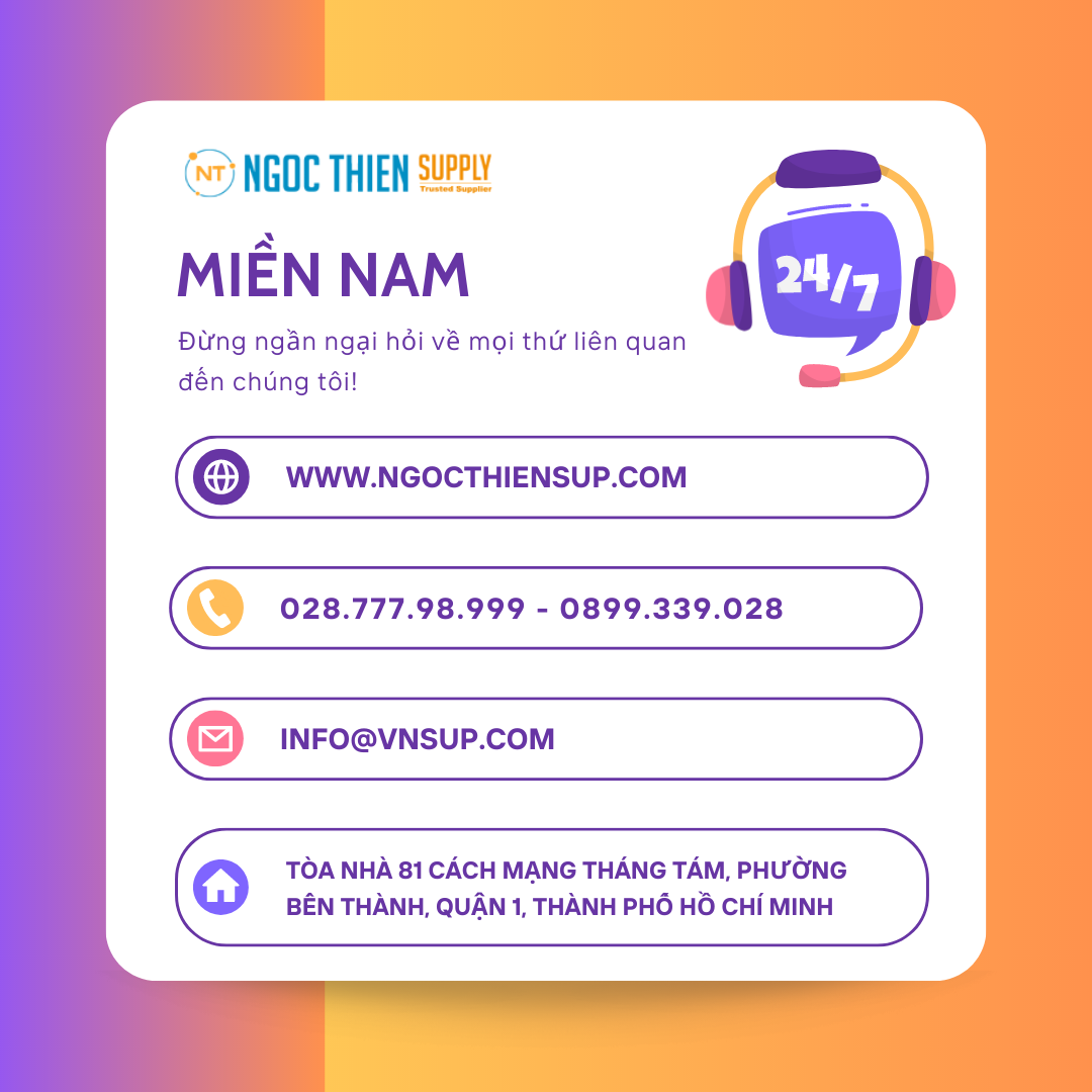 Liên hệ với Ngọc Thiên tại khu vực miền Nam