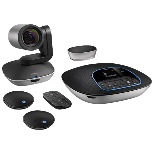 Bộ thiết bị hội nghị Logitech Group (P/N: 960-001054) + Mic mở rộng (P/N: (989-000171) – Có kèm 2 micro mở rộng