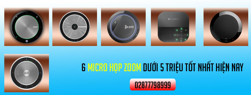 6 micro họp Zoom dưới 5 triệu tốt nhất hiện nay