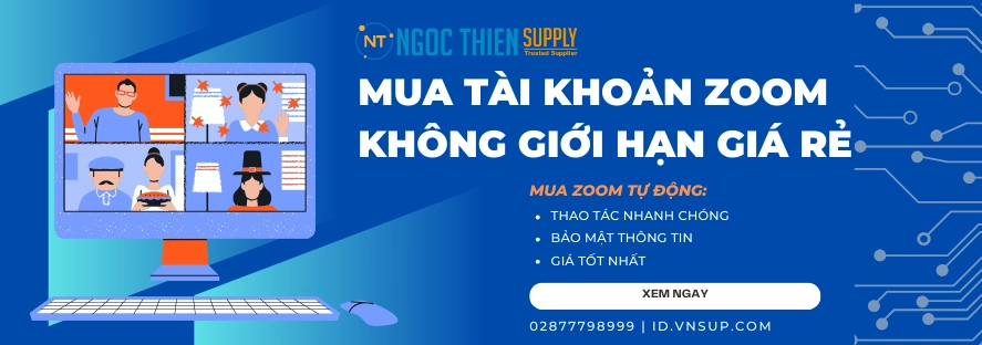 Mua tài khoản Zoom không giới hạn giá rẻ