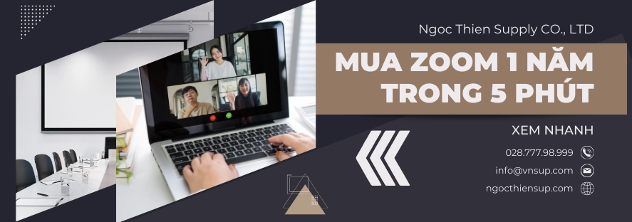 Mua Zoom 1 năm trong 5 phút - Thanh toán tự động