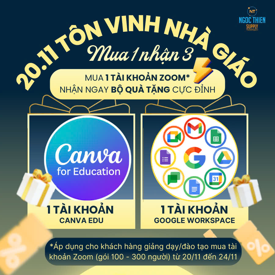 MỪNG NGÀY NHÀ GIÁO - MUA 1 NHẬN 3